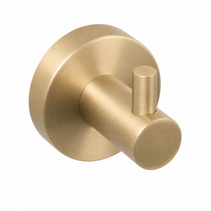 Bathroom Hawksburn Towel and Robe Hook - Satin Brass