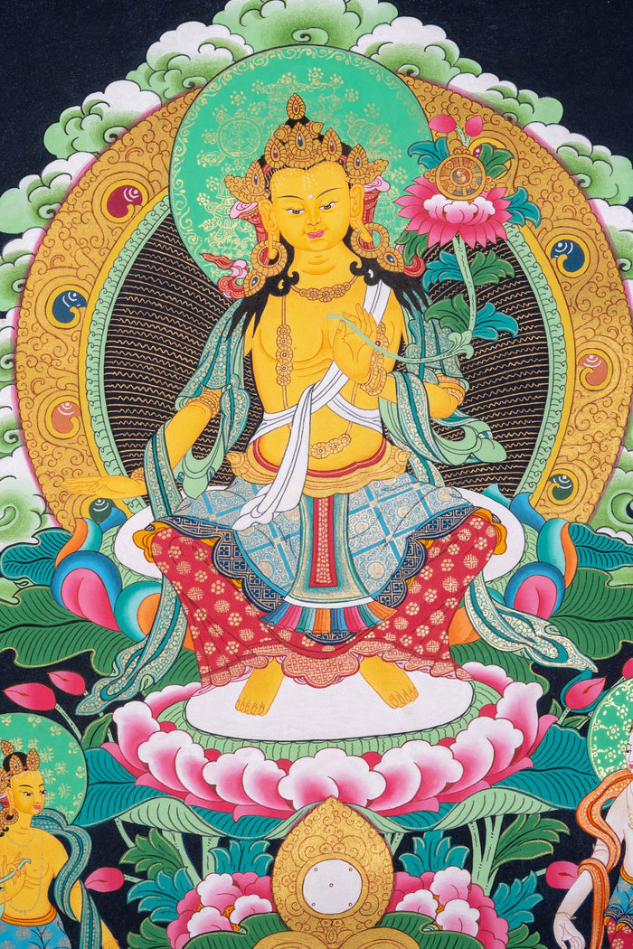 High quality Maitreya Buddha - Lucky Thanka