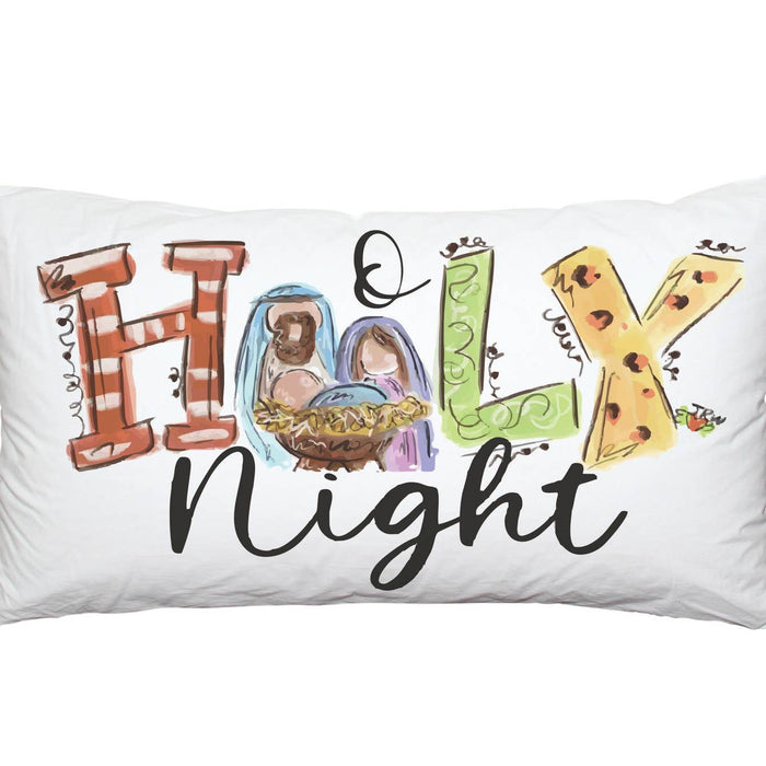 Holy Night Manger Pillow