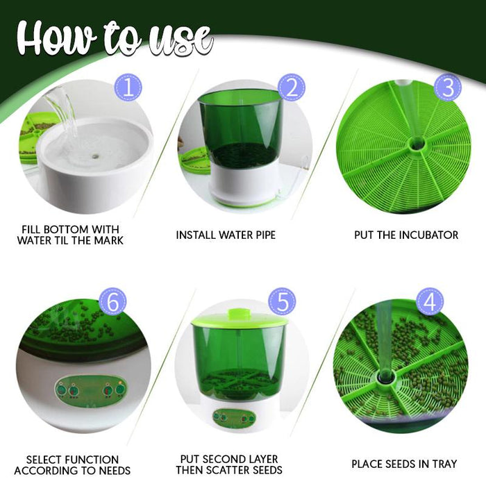 Home Harvest Automatic Bean Sprouts Machine