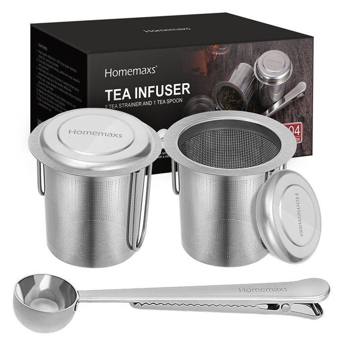 HOMEMAXS Extra Fine Mesh Strainer Infuser - Eucalyptus And Sage | Tea, Coffee, Mug, and Cup products for men and women of all ages