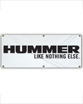 Hummer "Like Nothing Else" Vinyl Garage Banner