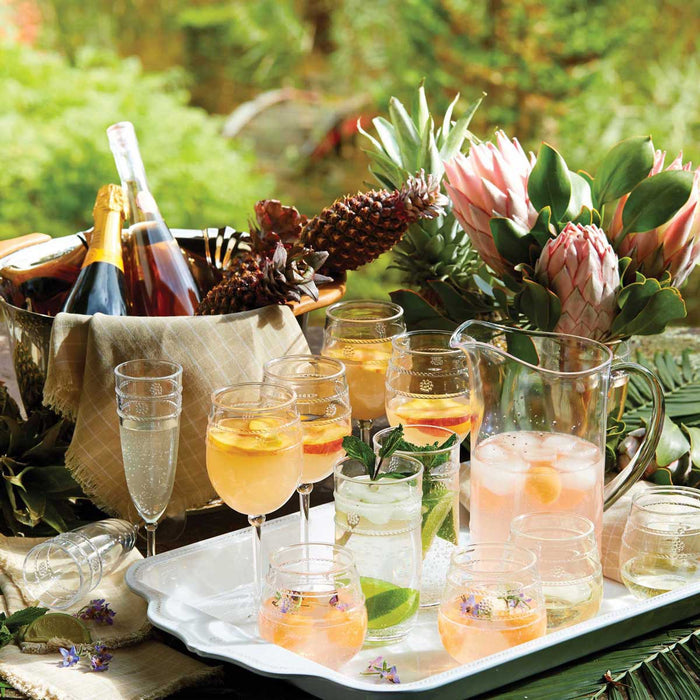 Isabella Acrylic Stemless Wine Glass