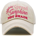 Ivory Spread Sunshine Ball Cap — Soiree Line