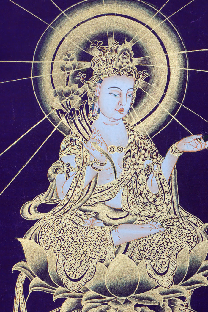 Japanese Buddha Thangka for wall decor.
