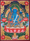 Japanese Style - Monju Bosatsu Thangka Painting - Lucky Thanka