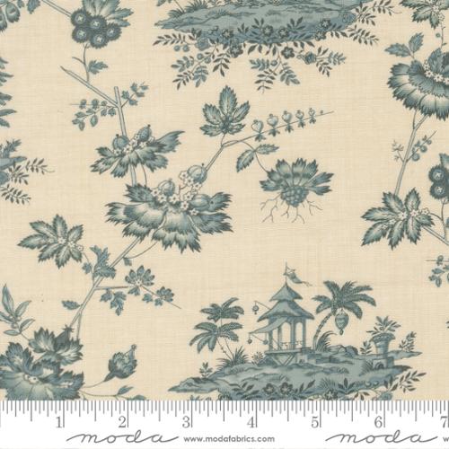 Jardinage Florals Scenic French Blue- Fleur De Paris