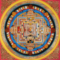 Kalachakra Mandala Thangka Wheel of Time Himalayan art.