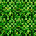 Kelly Green Checkboard Geo- A Haunting We Will Go