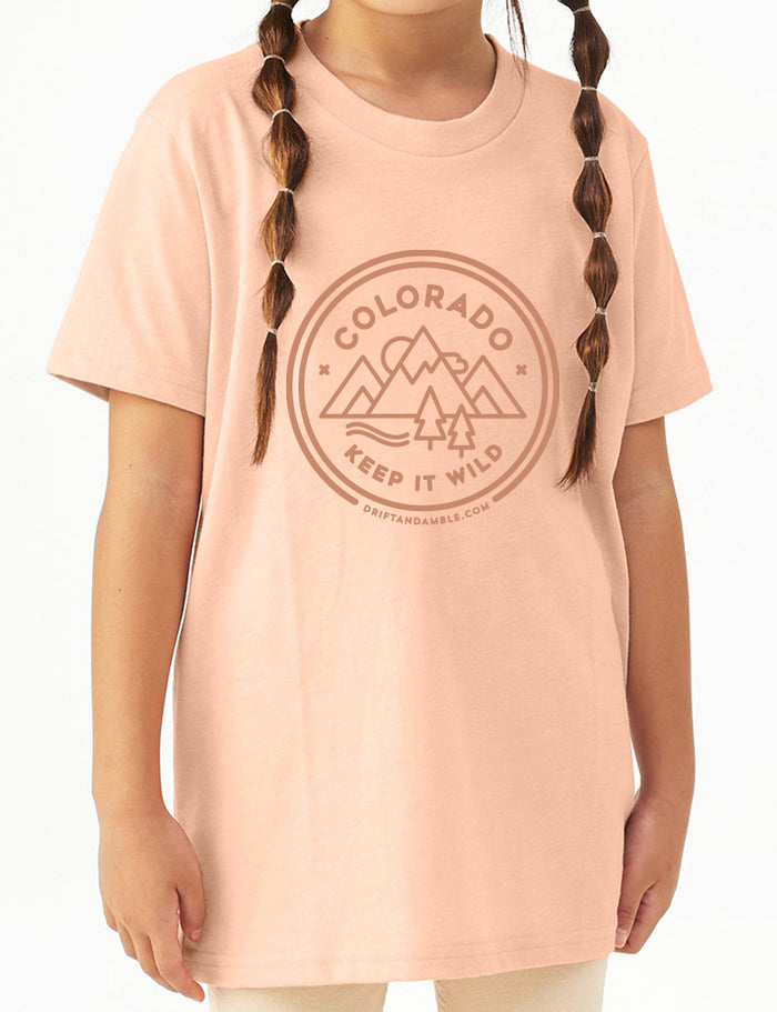 Kids CO Wild T-shirt - Peach