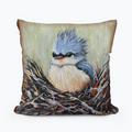 Kristie Baby Blue Bird Square Pillow