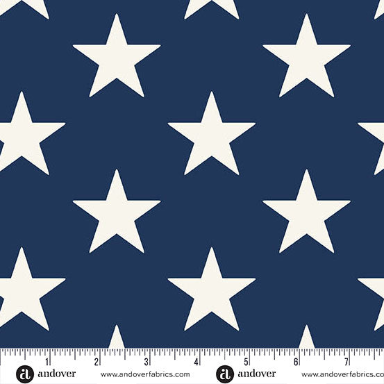 Large Stars Blue- Americana 108"