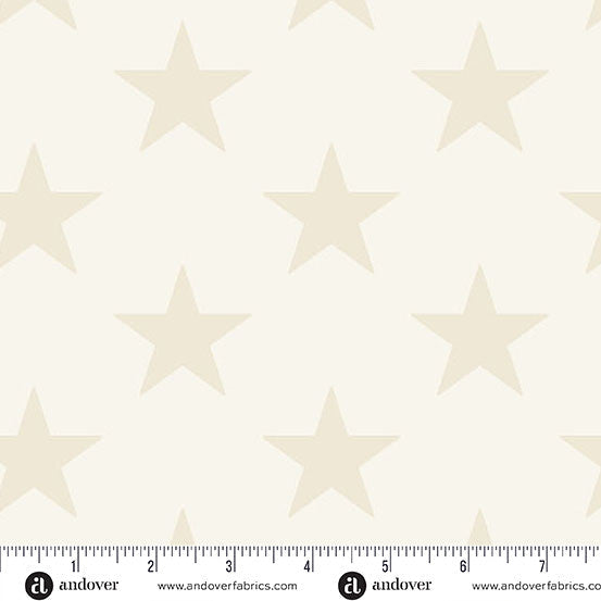 Large Stars Cream- Americana 108"