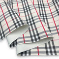 Large Tartan Plaid - Cream Multi 18 in x 54 in