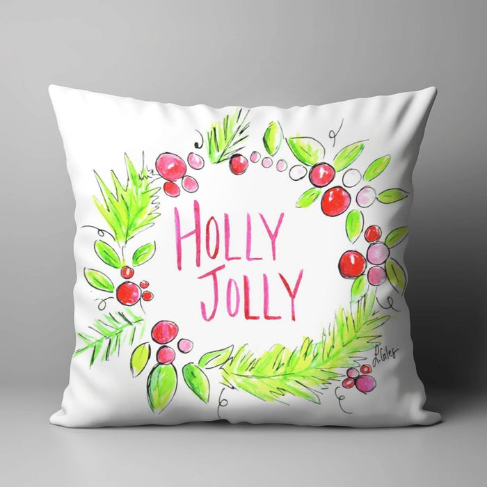 Laura’s Holly Jolly Pillow