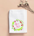 Laura's Holly Jolly Tea Towel