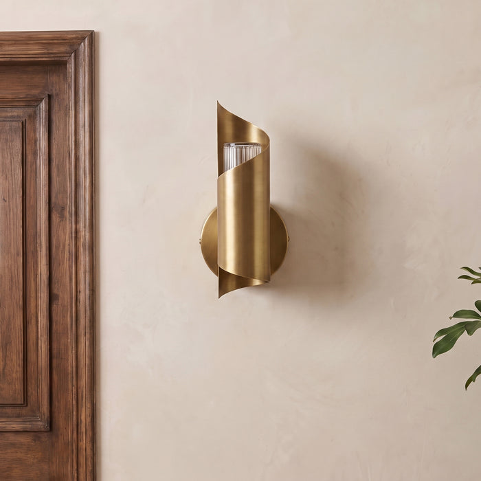 Levington 25cm IP44 Wall Light - Gold - Laura James