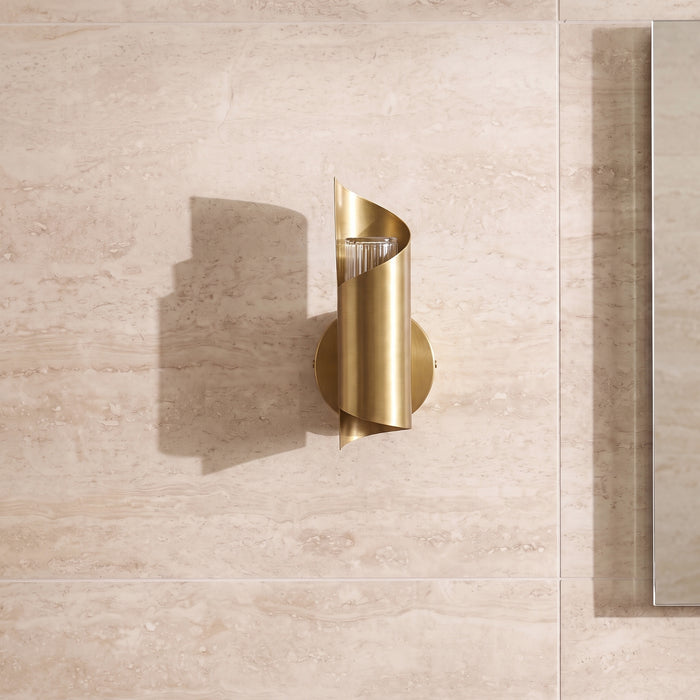 Levington 25cm IP44 Wall Light - Gold - Laura James