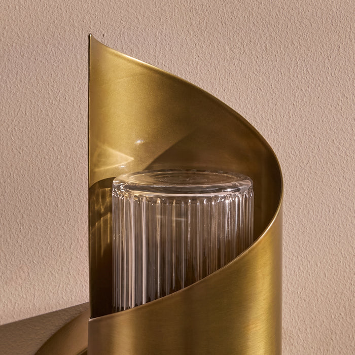 Levington 25cm IP44 Wall Light - Gold - Laura James