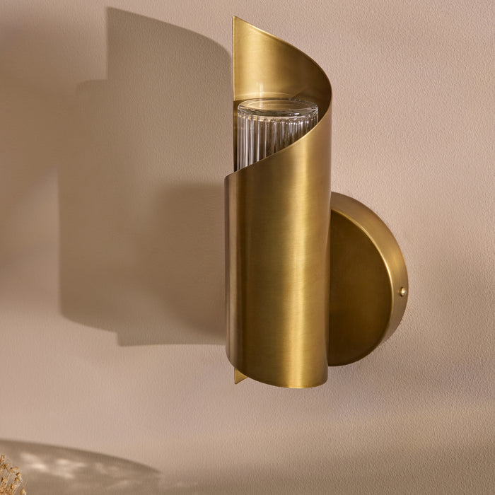 Levington 25cm IP44 Wall Light - Gold - Laura James