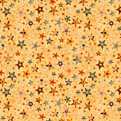 Light Orange Stars & Moon- A Haunting We Will Go
