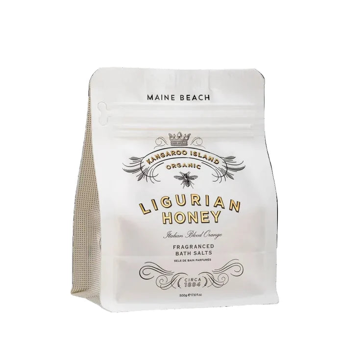 Ligurian Honey Bath Salts Pouch 500g