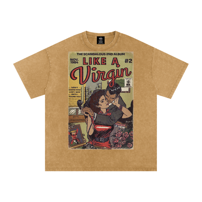 Like a Virgin - Snow Washed Oversized Cotton T-Shirt