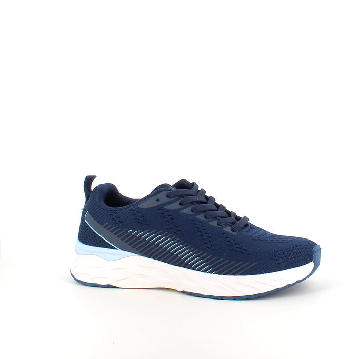 Linares W Wide Fit Shoe – mörkblå lättviktsko med extra bred läst