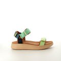 Line sandal i Apple Green Multi från WODEN