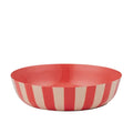Linear Metal Bowl Tomato/Nude