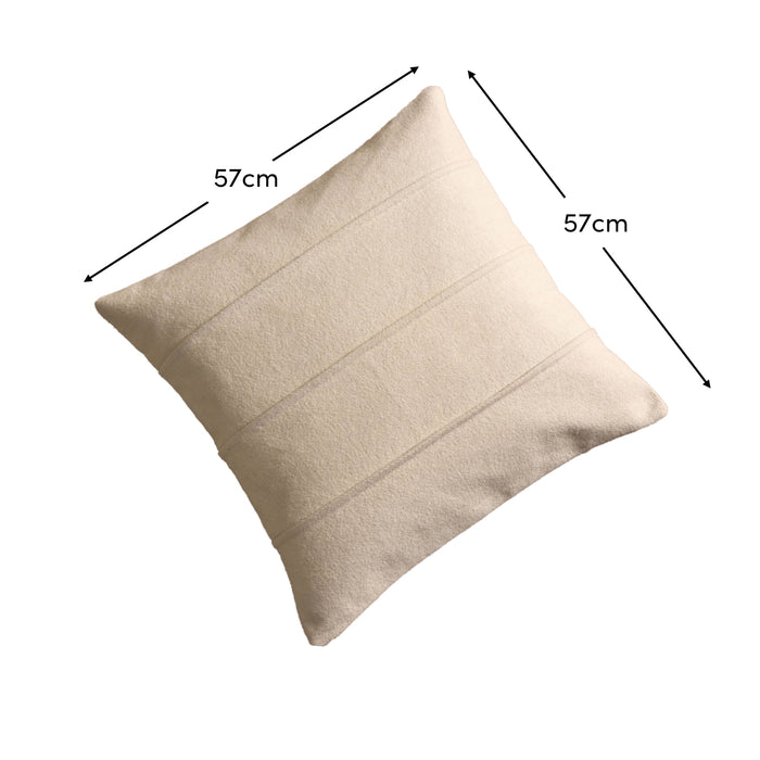 Ludbrook 57x57cm Cushion Cover - Natural - Laura James