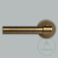 Door Handle Luxe Doorware - Ocean Grove Door Lever Passage Set - Antique Brass