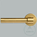 Door Handle Luxe Doorware - Ocean Grove Door Lever Passage Set - Satin Brass
