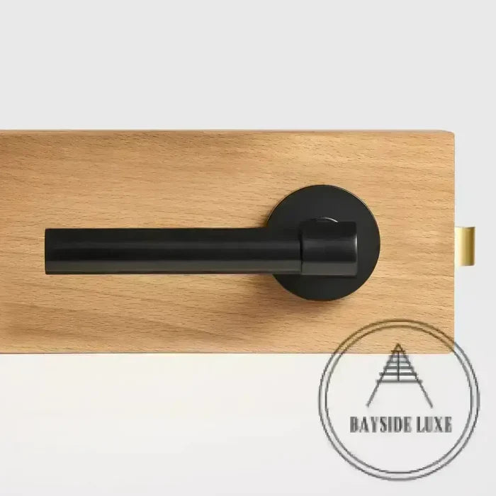 Door Handle Luxe Doorware - Ocean Grove Privacy Set - Black