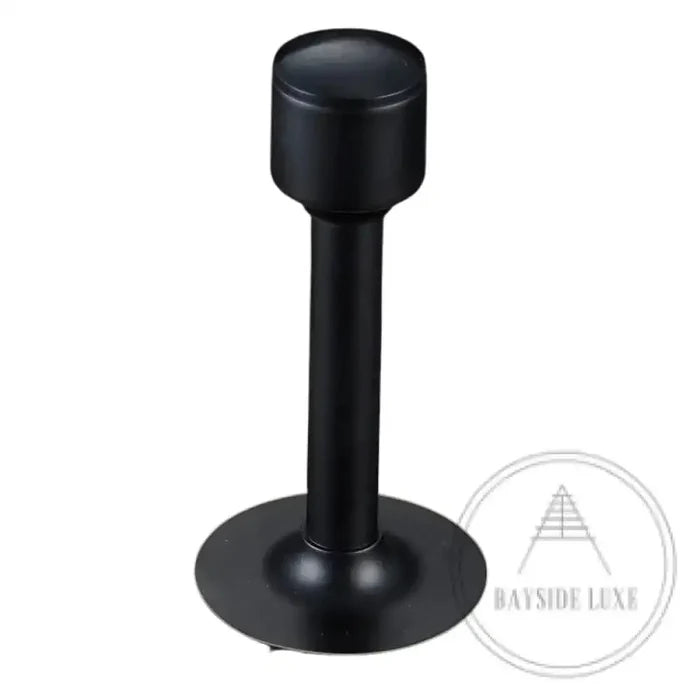 Door Stop 102mm / Distressed Black / Solid Brass Luxe Doorware - Paddington Brass Door Stop - Distressed Black Brass