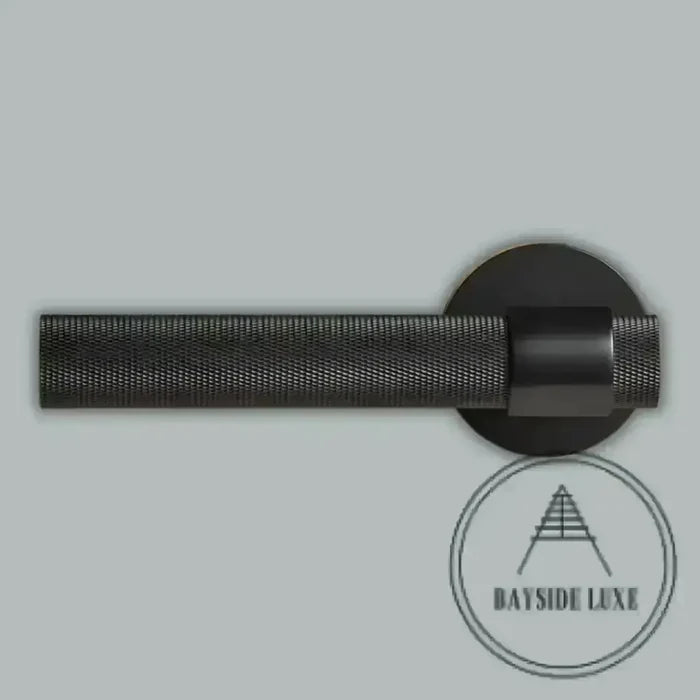 Door Handle Luxe Doorware - Port Melbourne Door Lever Passage Set - Black