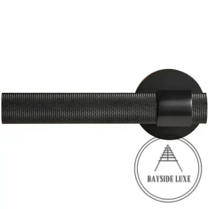 Door Handle Luxe Doorware - Port Melbourne Privacy Set - Black