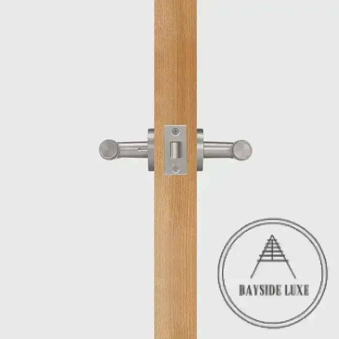 Door Handle Luxe Doorware - Port Melbourne Privacy Set - Nickel
