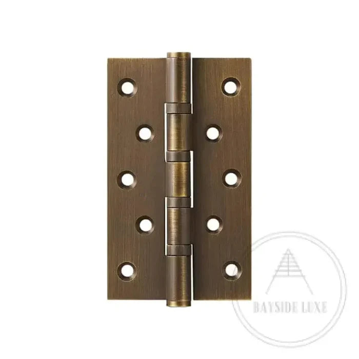 Hinges Luxe Doorware - Solid Brass Antique Brass Smooth Hinges
