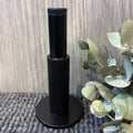 Door Stop Solid Brass Luxe Doorware - Somers Knurled Black Solid Brass Doorstop