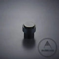 40 x 30mm / Distress Black with Gold Luxe Doorware - Surry Hills Door Stop -Distressed Black with Gold Edge - Timber Fixing