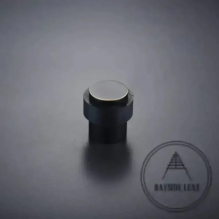 40 x 30mm / Distress Black with Gold Luxe Doorware - Surry Hills Door Stop -Distressed Black with Gold Edge - Timber Fixing