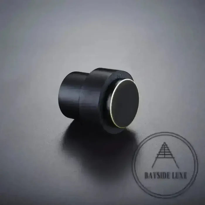 40 x 30mm / Distress Black with Gold Luxe Doorware - Surry Hills Door Stop -Distressed Black with Gold Edge - Timber Fixing