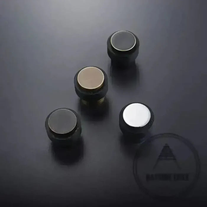 40 x 30mm / Distress Black with Gold Luxe Doorware - Surry Hills Door Stop -Distressed Black with Gold Edge - Timber Fixing