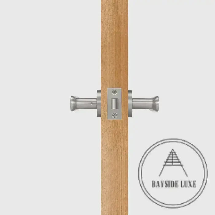 Door Handle Luxe Doorware - The Lorne Privacy Set - Nickel