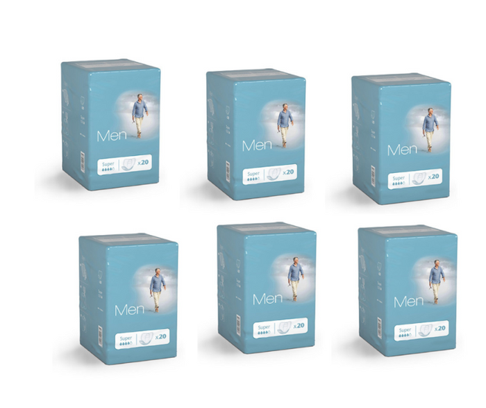 Mandeble droppskydd, storpack 6 paket med totalt 120 st.