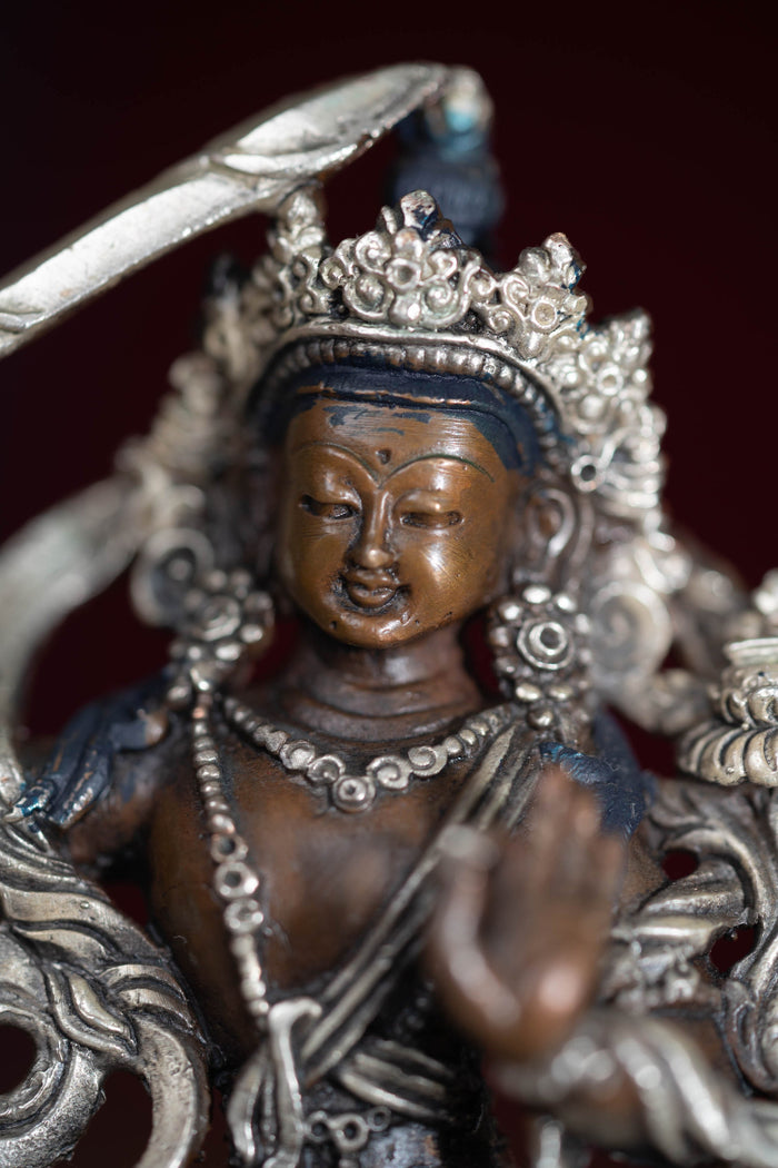 Manjushri Statue - Lucky Thanka