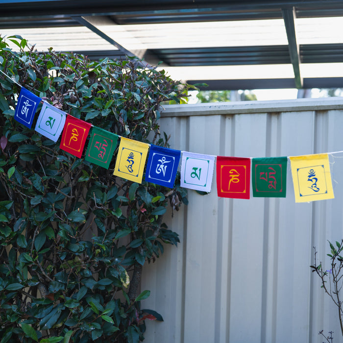 Mantra Prayer Flag - Tibetan Prayer Flag for Spirituality.