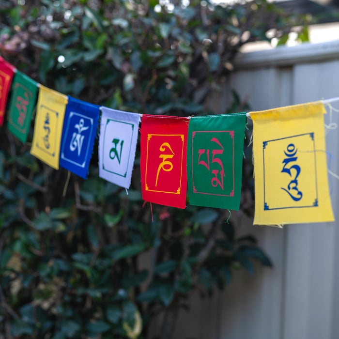 Mantra Prayer Flag - Tibetan Prayer Flag for Spirituality.