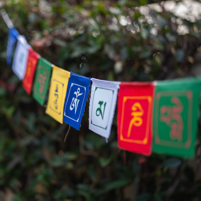 Mantra Prayer Flag - Tibetan Prayer Flag for Spirituality.